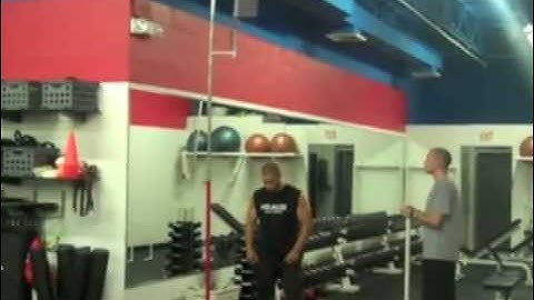 LevroneReport.com • Kevin Levrone NFL Combine Challenge • Final Vertical Jump Test