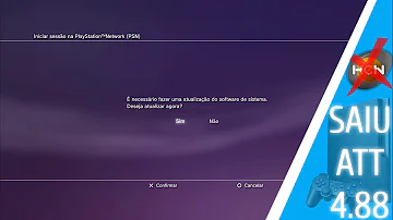 Como faço para atualizar o sistema do PS3?