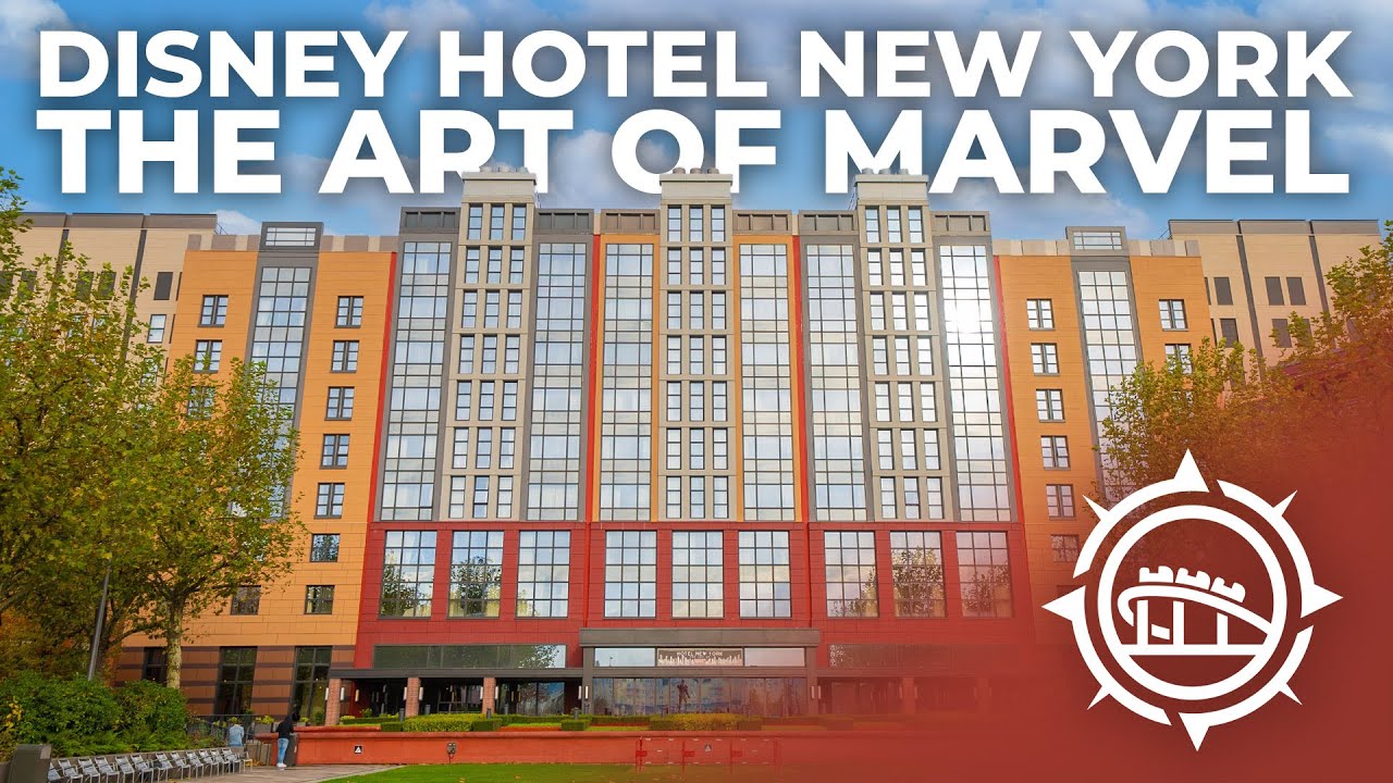 🇫🇷 DISNEYLAND PARIS: Disney Hotel New York - The Art of Marvel | Hotel Walkthrough 4K