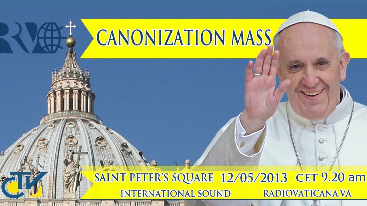 Mass for the Canonization of three Blessed