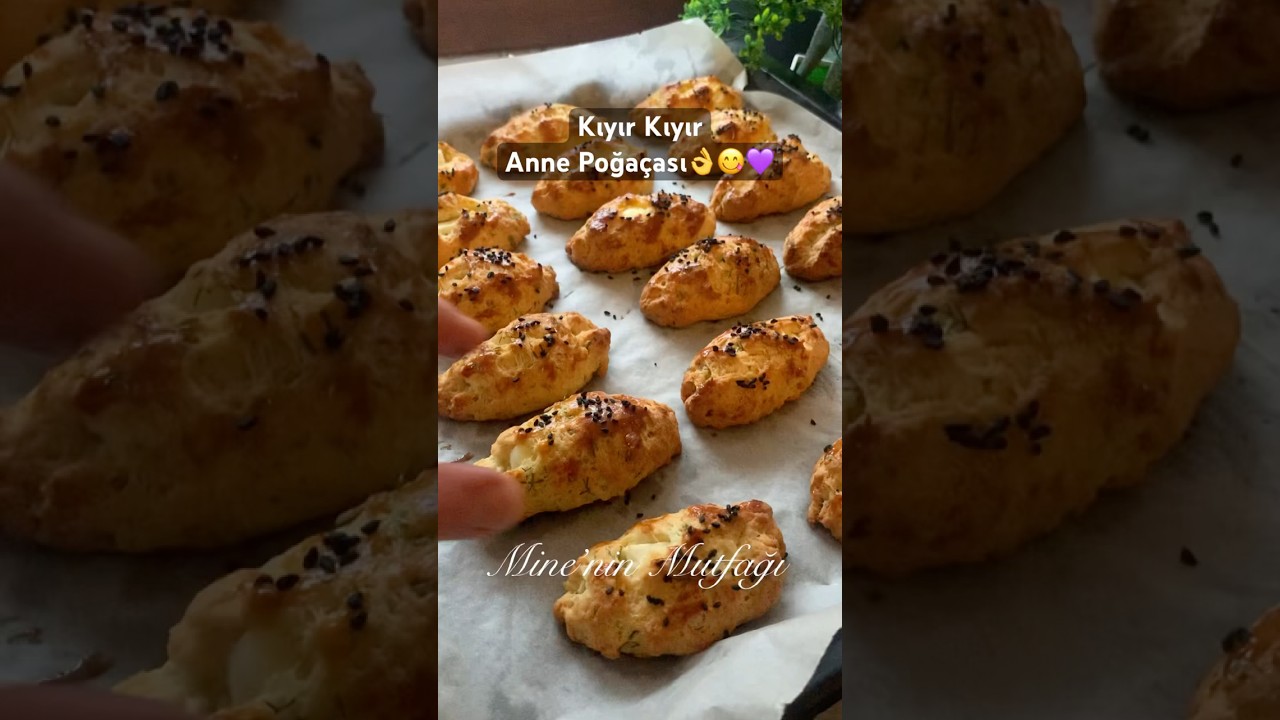 Kıyır Kıyır Anne Poğaçası 💜👌mayasız #keşfet pratiktarifler #tarif #keşfet #yemektarifleri