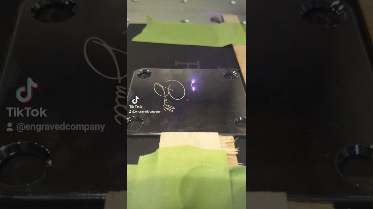 Engraved. Guitar Chrome Neckplates