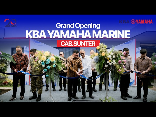 GRAND OPENING KBA YAMAHA MARINE CABANG SUNTER
