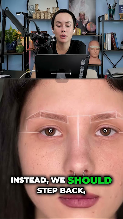 Mastering Brow Mapping with Visual Memory Training  #permanentmakeup  #beauty #tattoing #pmu