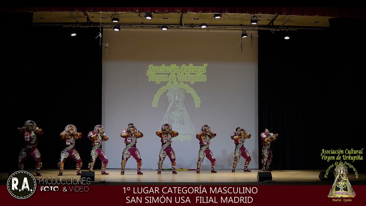 1º LUGAR MASCULINO - 13º Concurso de Danza Boliviana 2022 - SAN SIMÓN USA MADRID