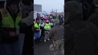 Hundreds protest in Minneapolis following fatal ICE shooting
