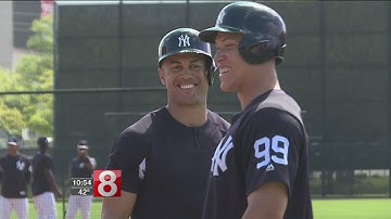 Did Giancarlo Stanton and Aaron Judge just become best friends?