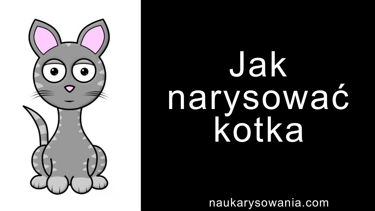 Jak Narysować Kota Rysowanie Kotka Krok Po Kroku