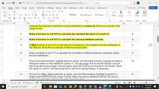 Exp25 Excel Chapter 8 Cumulative Assessment Employee Satisfaction | Microsoft Excel 2025