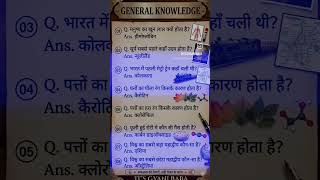 🎯 Top GK Questions for All Competitive Exams | Basic General Knowledge in Hindi | #itsgyanibaba#gk