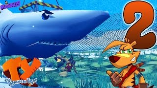 TY The Tasmanian Tiger Gameplay ITA #2 - Sotto Attacco Squali screenshot 4