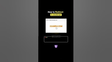How to redirect in JavaScript?