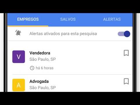 Veja como ativar alertas em vagas de emprego no Google