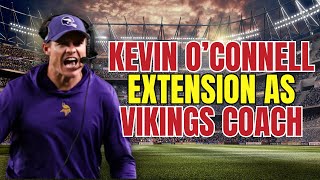 Vikings Coach Kevin O'Connell SIGNS Multi-Year Extension Deal!