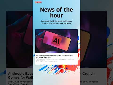 Breaking News: Anthropic Eyes an IPO as Big Tech's AI Cash Crunch Comes for Wall Street #WallStreet