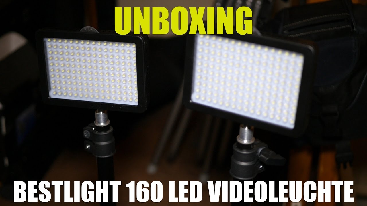 Unboxing - Bestlight 160 LED for Video/Photo/DSLR