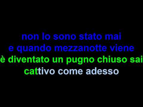 Adriano Celentano  Una carezza in un pugno cori karaoke