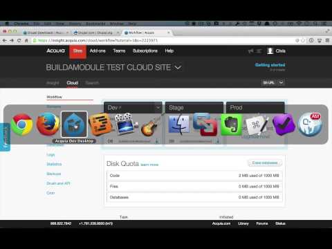 How to make a site live by pushing to Acquia Cloud Free