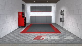 Create your dream garage in hours! | modular flooring system
