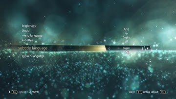 How To Change Subtitle Language In Assassin