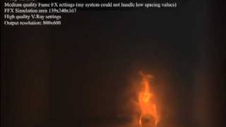 Fumefx on 3dsMax 2009 V-Ray Fireball .avi
