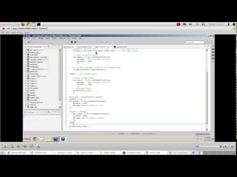 titanium studio addEventListener