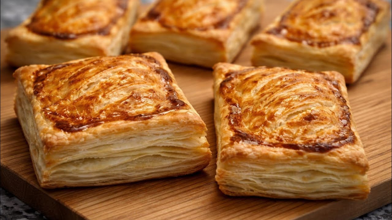 انجح عجين مورق ممكن تحضري تبعي الطريقة بتفصيل ووجديه فستين دقيقه👌🏻 وعمريه بالحشوة الي حبيتي 