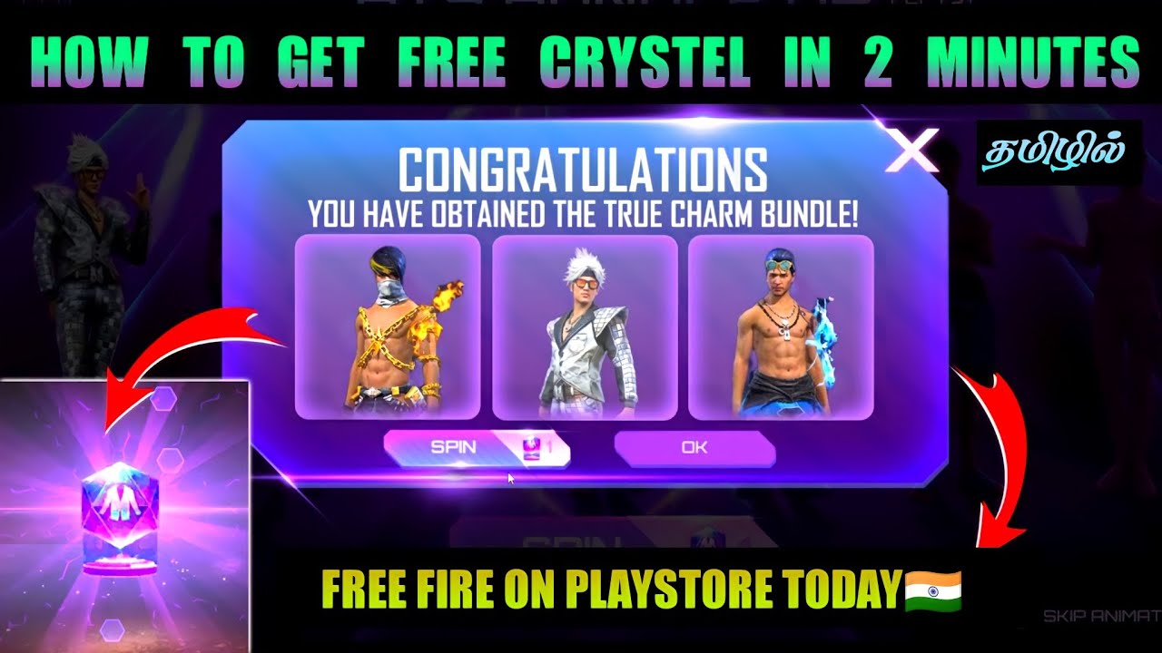 HOW TO GET FREE BTS CRYSTAL TOKEN IN FREE FIRE TAMIL | BTS EVENT FREE FIRE,FREE FIRE NEW EVENT TAMIL