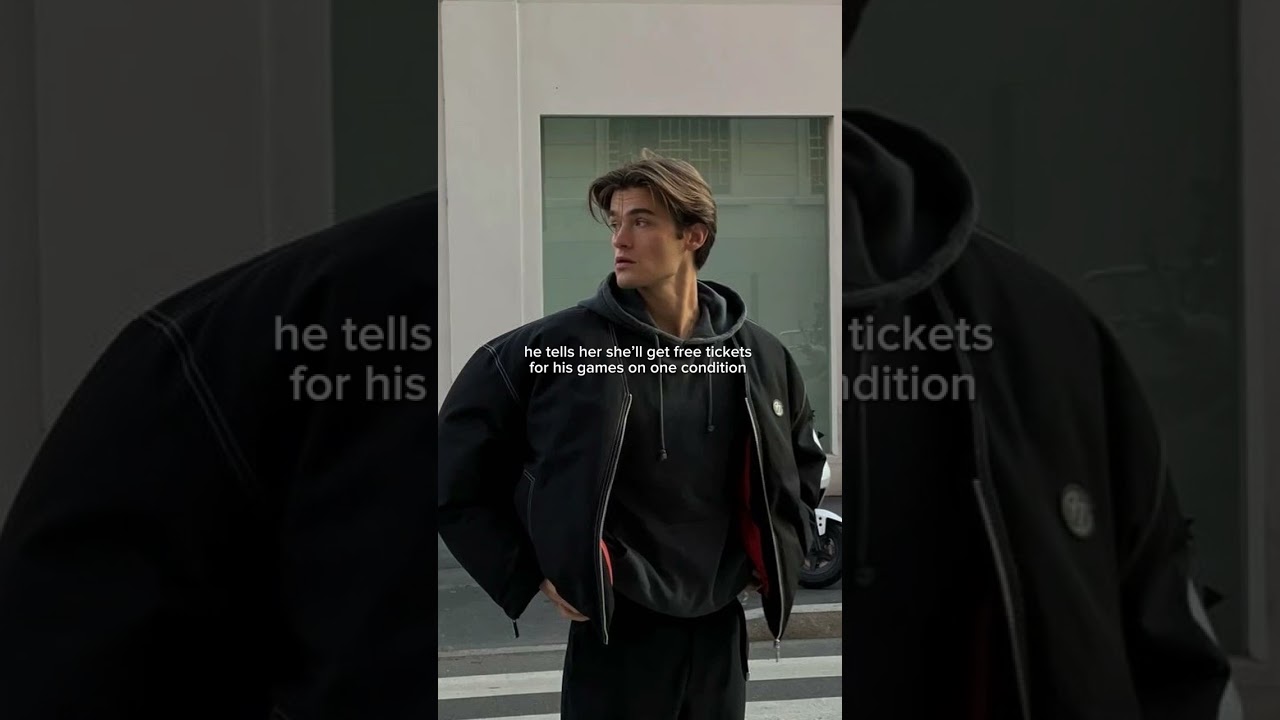 When the hockey player offers her tickets to the game but... 