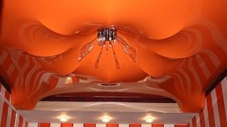 Современные красивые потолки(Кому-то и побелка − красивый потолок,а некоторым этого мало. Что бы эдакого выдумать для потолка? Дизайн..., 2015-04-19T06:00:00.000Z)