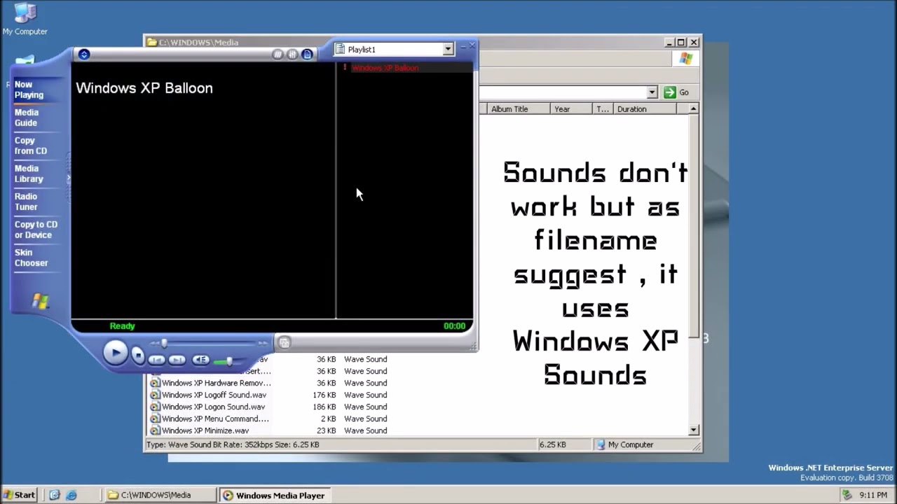 Windows .NET Server 2003 Build 3708 - YouTube