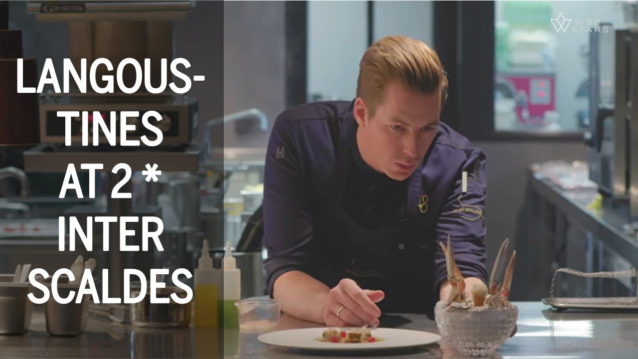 SUPERB LANGOUSTINE DISH by Chef Jeroen Achtien at 2 Michelin star Inter Scaldes (The Netherlands)