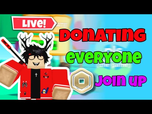 🔴 LIVE DONATNG 💸 100k+ in Pls Donate