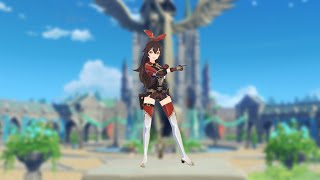 Ambers Deleted Idle Animation Genshin Impact
