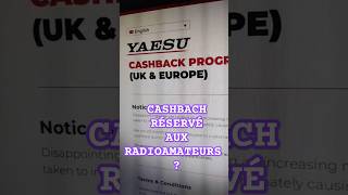 Cashback #Yaesu réservé aux radioamateurs ? 🤔 #ftdx10 #ftdx101 #ft710 Votre retour d'expérience ?