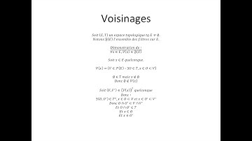 Filtres partie 12 : Voisinages