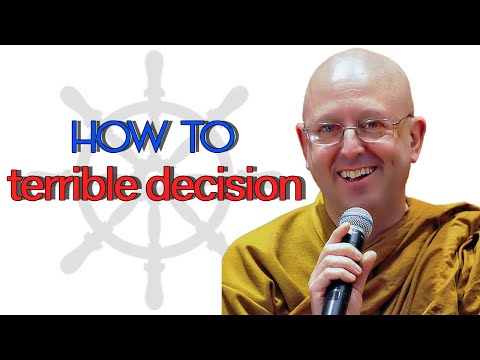 How to terrible decision