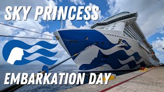 Setting Sail With The Sky Princess  Embarkation Day Vlog!