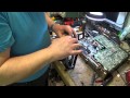 Mitsubishi HS402 mechanism and chroma trouble repair