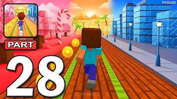 Kooply Run: Subway Craft - Gameplay Walkthrough Part 28 - Kooply Subway Craft Run (Android, iOS)