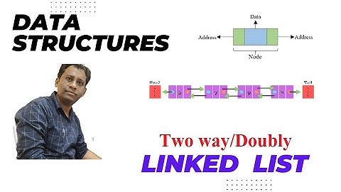 Doubly Linked List Data Structure: Insertion, Deletion at last position | Two way linked list