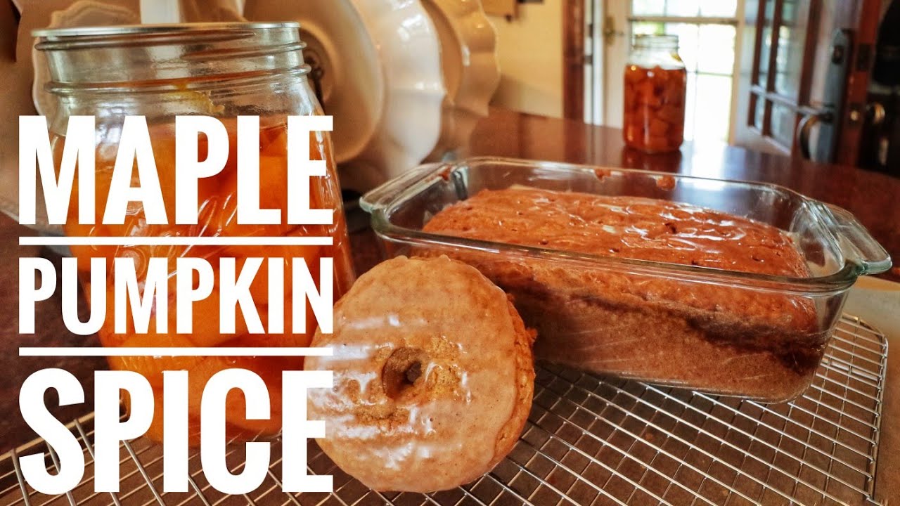 Maple Pumpkin Spice Glaze 🍂 Pumpkin Bread from Home Canned Pumpkin