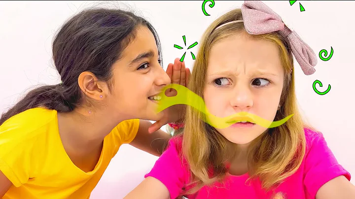 Nastya teaches her friend to take care of her appearance