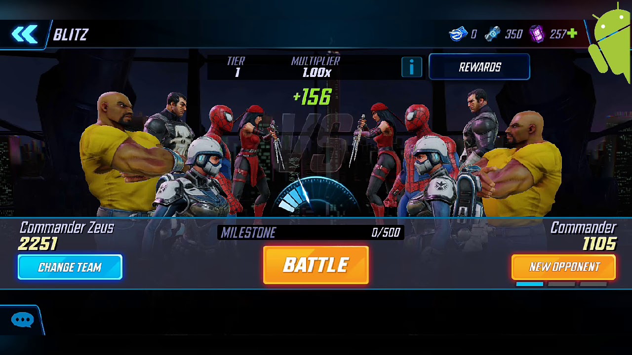 Marvel Strike Force | 5V5 | Top #5 Grossing | Android Play