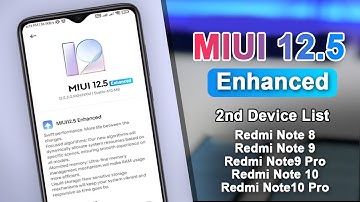 MIUI 12.5 Enhanced Edition Device List | MIUI 12.5 Enhanced