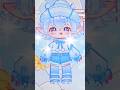 ❄️Cute Snow Fairy Girl Dress Up ASMR ✨ Pastel Blue Outfit Play #asmr #stickerbook #paperdiy
