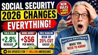 2026 Social Security Update: New Payment Dates, 2.8% COLA & Senior Tax Cut