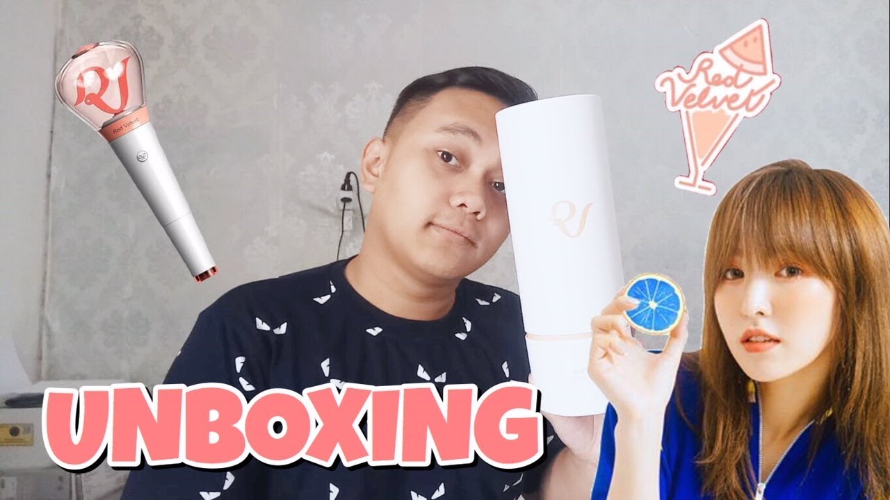 RED VELVET OFFICIAL LIGHTSTICK UNBOXING [Bahasa Indonesia] camera iphone 8 plus apk