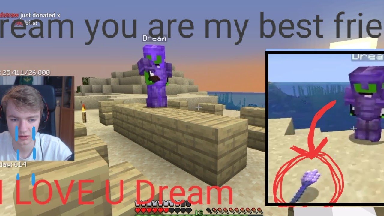 nobody came to Tommy's beach party on Dream SMP | Dream gave him a present.