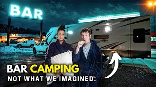 Overnight RV Camping... in a Bar Parking Lot?! IS THIS SAFE?? screenshot 4